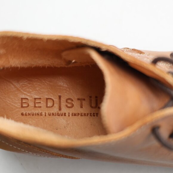 Bed Stu Barkley Women's US Size 6.5 Booties Ankle Boots Brown Distressed Leather - Picture 10 of 11